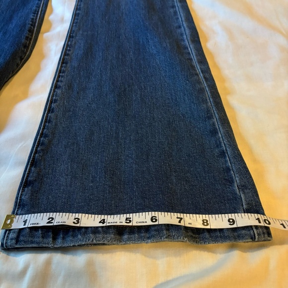 I&M Denim Black Label NWT High Rise Flare Dark Wash Women’s Jeans Size 29 - Picture 12 of 15